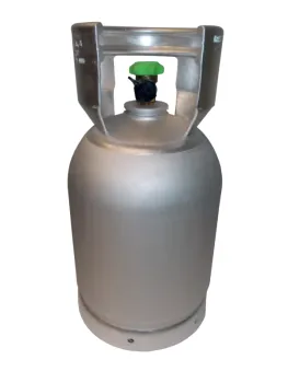 Alu-Kaufflasche m.Ventil u.Kragen 14,3L 50bar (ohne Füllung)